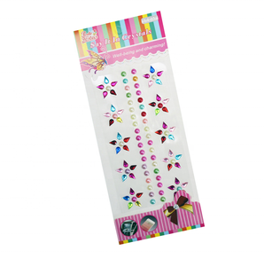 Красивые блестящие самоклеящиеся наклейки со стразами - Product Image 1