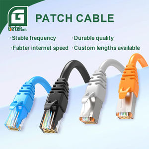 Câble de raccordement <span class=keywords><strong>Ethernet</strong></span> LAN GETEKnet ODM OEM extérieur étanche RJ45 RG46 Cat6a Cat6 ultra fin 15m <span class=keywords><strong>40m</strong></span> blanc pour caméra IP - Product Image 6