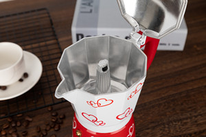 Machine à café expresso portable mini en aluminium chaud, 12 <span class=keywords><strong>tasses</strong></span> - Product Image 4