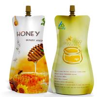 Minfly personnalisé 16oz 250ml cosmétiques support bec pochette impression numérique vide refermable Litera sac pour aliments pour animaux de compagnie et gelée