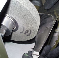 NICE TOP LP 8S SFN 12X2X5\" Meule à polir légère convolute pour l'usinage des métaux en acier inoxydable, personnalisable OEM