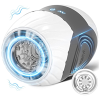 Masturbateur Masculin Effet Vagin - Machine de Masturbation Masculine Effet Sexe Oral 10 Modes de Vibration Stimulateur Pulsé Jouets Sexuels Texturés 3D