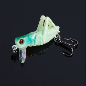 Señuelo de pececillo de pesca 3g 4cm, simulación de grillo con gancho triple, cebo duro Artificial, Crankbaits - Product Image 6