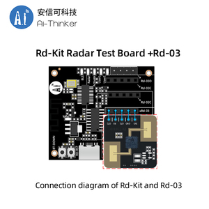 La carte de débogage radar Ai-Thinker Rd-Kit peut détecter et ajuster les données et les paramètres des modèles Rd-03/03D/03E/04. - Product Image 3