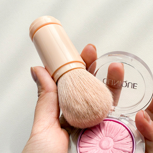 4 in 1 <b>Mini</b> Retractable Makeup Brush Set Soft Synthetic Hair Foundation Blending Face Cosmetic Travel Brush <b>Kit</b> - Product Image 5