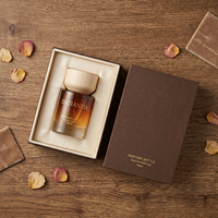 Nouveaux flacons de parfum en verre cristal rond très populaires, 30 ml, 50 ml, 100 ml, avec vaporisateur et boîte d'emballage