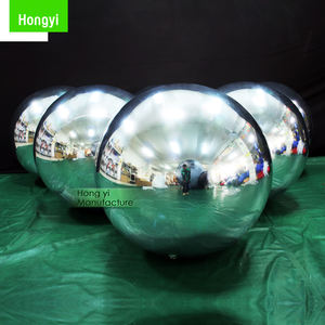 Hongyi Usine Personnalise Vend 0.6mm PVC Publicité Décoration Événement Gonflable Miroir <span class=keywords><strong>Boule</strong></span> - Product Image 1