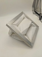 Sac filtrant non tissé à cadre en aluminium, sac filtrant pour boîte à air, filtration haute performance, filtration 8 couches