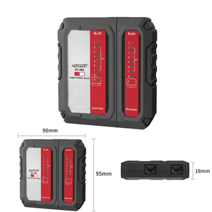 โนยาฟา NF-466 เครื่องทดสอบสายเคเบิลเครือข่าย RJ45 จอแสดงผล LCD 4.3 นิ้ว 90x95x18 มม. สำหรับการทดสอบสายอีเธอร์เน็ต - Product Image 1