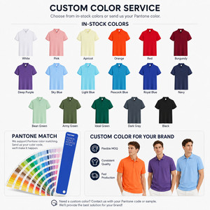 Polo Personalizado Unisex con Logotipo, Absorbente de Humedad, 100% Poliéster, 150GSM, Transpirable, de Secado Rápido, para Golf, para Hombre y Mujer - Product Image 3