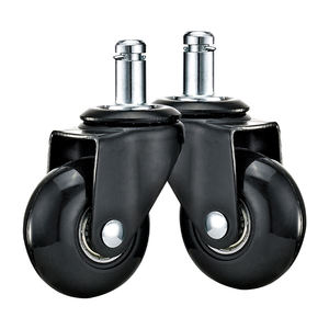 2 2.5 3 इंच का कार्यालय चेयर कैस्टर पहियों 1x22mm स्टेम पु व्हील काले/पारदर्शी अनुकूलित सेट फर्नीचर प्रतिस्थापन के लिए - Product Image 5