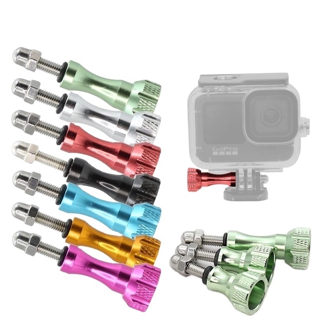 Hongdak Fast Shipping High Quality Aluminum Alloy Tripod Mount Cam Accessories Knob Bolt Screw for Go Pro Hero 6 5 4 3+/3/2