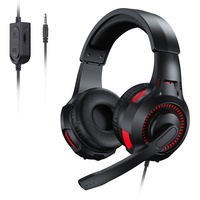 SYY - Auriculares con Cable para Juegos con Micrófono USB de 3.5 mm para Xbox, PS4, PS5, PC, Consola de Videojuegos