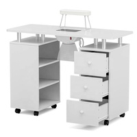 Table de salon de manucure au design moderne table mobile de manucure pour ongles