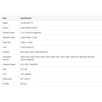 Module de caméra 8 millions de pixels IMX678 MIPI CSI-2, prise en charge 4 voies et 8 voies pour Jetson Raspberry Pi