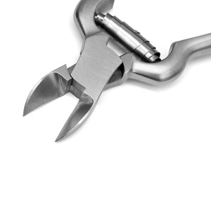 Coupe-ongles pour podiatre en acier inoxydable à lame incurvée, action à ressort, ouverture large, polissage miroir, pince à ongles pour doigts - Product Image 5