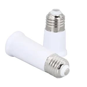 5 pièces E27 à E27 rallonge de Base de lampe 65mm 95mm <span class=keywords><strong>convertisseur</strong></span> de support de lampe adaptateur de prise de lampe ignifuge pour <span class=keywords><strong>ampoule</strong></span> - Product Image 5