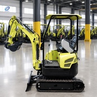 LIVRAISON GRATUITE Mini-excavatrice 1,5 tonne EPA, nouvelle excavatrice sur chenilles pour ferme, moteur Kubota EURO 5