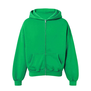 Sweat à capuche surdimensionné personnalisé en pur coton, chaud, confortable, décontracté, tendance, style streetwear, logo personnalisable pour l'hiver, vente en gros - Product Image 2