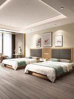 Vente en gros de meubles de chambre à coucher d'hôtel Foshan Lit King Size moderne design