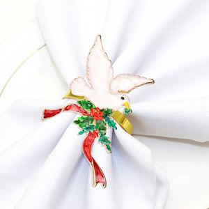 Anillos para Servilletas Navideños para la Mesa de Comedor - Porta Servilletas para Decoración de Mesa en Navidad, Acción de Gracias y Festividades - Product Image 3