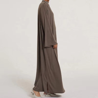 Robe islamique personnalisée pour l'Aïd, robe musulmane faite à la main, robe longue, vêtements modestes pour l'été et l'automne, anti-statique, taille unique