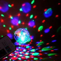 Mini projecteurs laser LED RGBW USB, activés par le son, indice IP33, intensité réglable, portables, CRI 95 élevé, IP65, pour scène, fêtes de famille, clubs