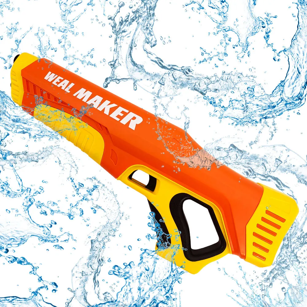 Pistola de água de alta capacidade para crianças, pistola de água automática de tiro, brinquedo com absorção automática, pistola de água para crianças