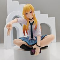Figurine Manga 11CM My Dress-Up Darling Kitagawa Marin Assise Mignonne, Statue de Personnage de Dessin Animé, Figura PVC, Jouets Anime