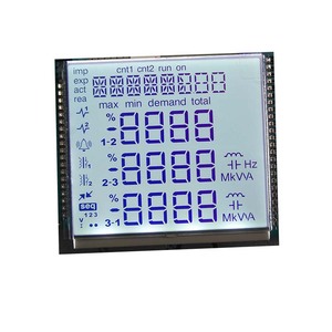 사용자 정의 단색 에너지 저장 장치 Tn Htn Va 블랙 <span class=keywords><strong>7</strong></span> 세그먼트 <span class=keywords><strong>LCD</strong></span> 유리 스크린 개암 나무 열매 모듈 배터리 레벨 용량 표시기 디스플레이 - Product Image 1