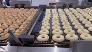 Ligne de production de beignets de haute qualité contrôlée par PLC, machines automatiques à beignets à faible entretien - Product Image 2