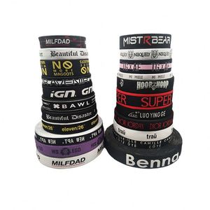 1 Inch 2.5cm Price Nylon <b>Webbing</b> Custom Jacquard Elastic Band for Luggage Backpack Handbag - Product Image 5