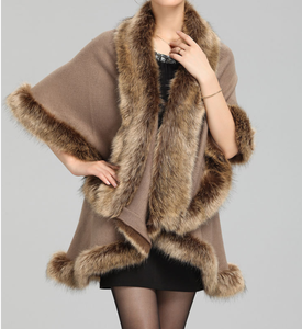 Écharpe en fausse fourrure de vison pour femmes, fausse fourrure d'hiver, châle/foulard de mariage pour femme - Product Image 6