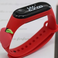 Montre bracelet LED étanche avec logo personnalisé, montre numérique pour enfants, cadeau de poupée de dessin animé, montre de sport