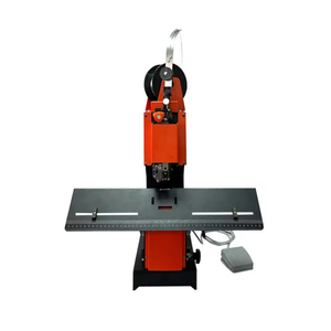 Máquina Encuadernadora de Alambre de Doble Línea de Alta Resistencia <span class=keywords><strong>para</strong></span> Encuadernación de <span class=keywords><strong>Folletos</strong></span> y Manuales, <span class=keywords><strong>Engrapadora</strong></span> Eléctrica de Una Sola Cabeza, Venta Caliente de Fábrica - Product Image 2