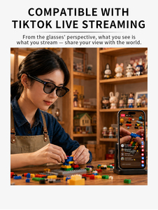 Lunettes Intelligentes CY05 avec Caméra 8MP, Traduction en Temps Réel, Assistant IA, Stabilisation, Transfert WiFi – Vente en Gros - Product Image 6