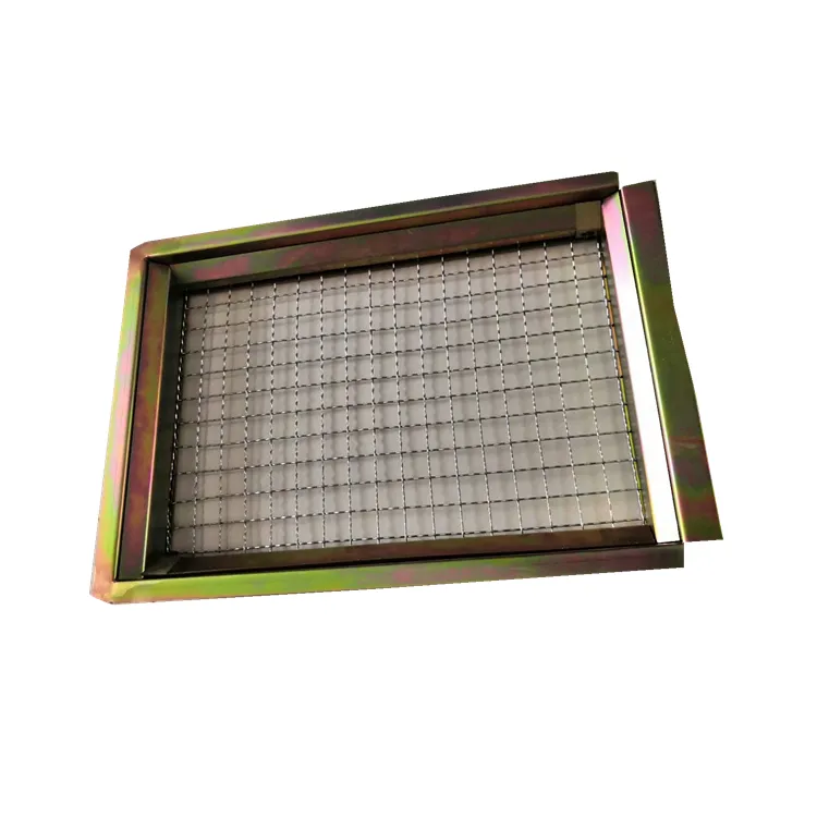 ISO Testing Screen Tray und Cloth Mesh Size - 112mm Screen Tray und rostfreies Tuch