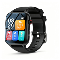 Jam Tangan Pintar Kesehatan Lansia A80, Pelacak GPS Dual Backend Mobile & PC, Jam Tangan Peringatan Medis, Jam Tangan Pintar Lansia Kelas Medis