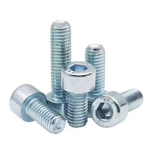 Gran oferta, grado 8,8 10,9 12,9, tornillos de cabeza hexagonal chapados en zinc DIN912, Perno Allen galvanizado Boulon M3 M1.4 - Product Image 4