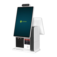Terminal de paiement et système de point de vente (POS) pour commande en libre-service avec écran tactile intelligent de 15,6 pouces