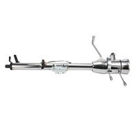 Columna de Dirección Inclinable Cromada Universal de 32 Pulgadas para Transmisión Automática GM con Llave de Encendido