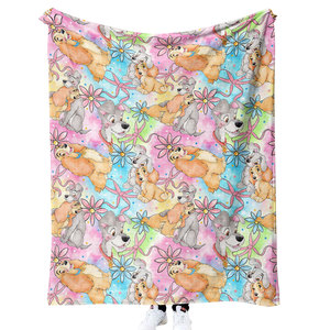 Customised Promotions Gifts 50x60 Inches Cartoon <strong>Anime</strong> Luxury Cute Soft Warm Fleece Sleeping <strong>Bed</strong> Throw Towel Blankets - Product Image 2