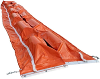 Barrière anti-déversement d'hydrocarbures en PVC solide de haute qualité pour la protection de l'environnement marin