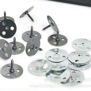 Coin-shaped <b>Nails</b> 3-hole <b>Iron</b> Furniture Bolt Pan Head Right Hand Thread For Wood Office Furniture Fasteners - Product Image 4