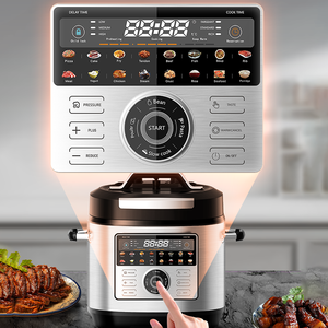 Nồi áp suất điện đa năng bằng thép không gỉ kiểu mới <span class=keywords><strong>2025</strong></span>, dung tích 5L 6L, dùng cho gia đình - Product Image 2