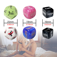 6 dés sexuels lumineux pour jeux de positions, jouets pour soirées romantiques, cadeaux pour couples pour anniversaire et Saint-Valentin
