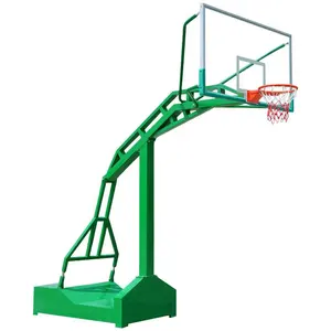 Hotsale International Standard Hand-Hydraulic Basketball Stand Movable Basketball Stand Basketball Stand Adjustable