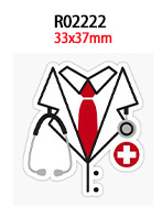 Breloques en résine à dos plat, motif ange <span class=keywords><strong>infirmière</strong></span> de soins médicaux - Artisanat artistique de dessin animé personnalisable et écologique - Product Image 5
