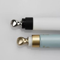 Tube vide 15G pour brillant à lèvres et crème contour des yeux avec tête de massage et bouchon à vis, emballage personnalisé OEM avec impression de logo