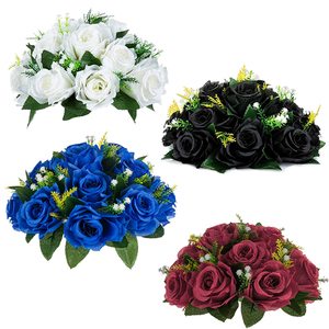 Centro de Mesa de Flores Artificiales para Bodas, Decoración para Mesa de Comedor, Sala de Estar y Hotel, Lazy Susan - Product Image 3